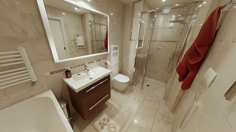Modern residential bathroom renovation