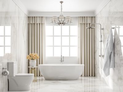Freestanding Oval Tub